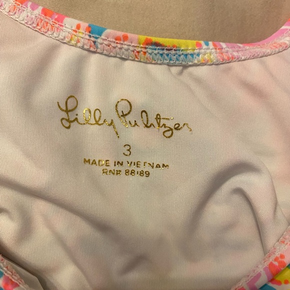 Lily Pulitzer Toddler Girl Tankini Two Piece - Picture 3 of 4